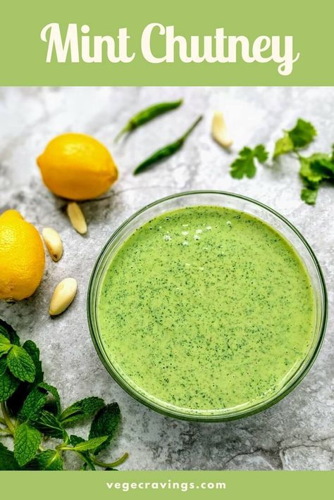 Mint Chutney Recipe | Pudina Chutney | Green Chutney Mint Chutney Recipe, Nonveg Recipes, Sunshine Energy, Pudina Chutney, Green Chutney Recipe, Indian Chutney Recipes, Indian Chutney, Meatless Dishes, Mint Chutney