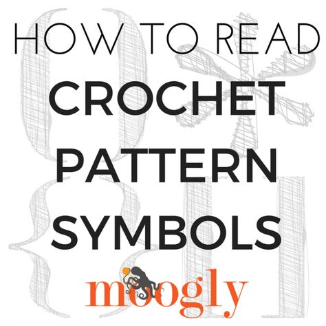 Read Crochet Pattern, Crochet Patterns English, Moogly Crochet, Pattern Symbols, Crochet Stitches Symbols, Crochet Alphabet, Crochet Hood, Free Classes, Crochet Classes