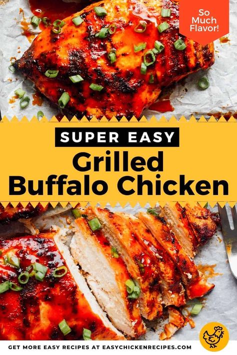 Baked Buffalo Chicken Breast, Buffalo Chicken Recipes Easy, Grilled Buffalo Chicken Sandwich, Buffalo Chicken Breast, Bbq Chicken Breast Recipe, Buffalo Chicken Recipe, Grilled Chicken Breast Recipes, Grilled Buffalo Chicken, Grilled Chicken Recipes Easy