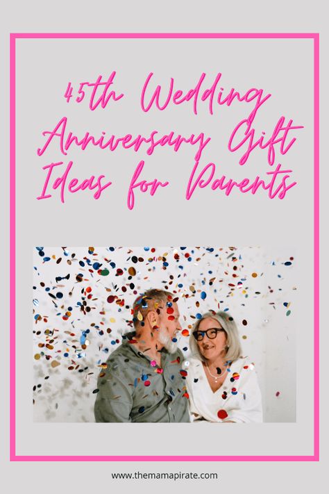 Wedding Anniversary Gift Ideas Anniversary Gift Ideas For Parents, Gift Ideas For Parents, 45th Wedding Anniversary Gifts, 45th Anniversary Gifts, Dinner Kids, Wedding Anniversary Gift Ideas, 45th Wedding Anniversary, Anniversary Gift Ideas, Parents Anniversary