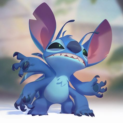 Stitch, Nicholas Kole on ArtStation at https://www.artstation.com/artwork/mqVEAa Nicholas Kole, Stitch Character, Disney Animated Movies, Lilo Y Stitch, Cartoon Character Design, Stitch Disney, Character Creation, Illustration Vector, Lilo And Stitch