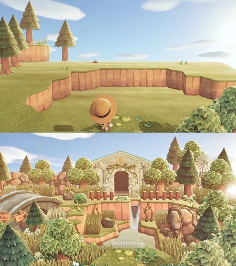 Animal Crossing Island Inspiration, Fairycore Acnh, Anch Ideas, Cottage Core Animal Crossing, Cottagecore Animals, Fairy Island, Cottagecore Ideas, Cottagecore Animal Crossing, Acnh Cottagecore