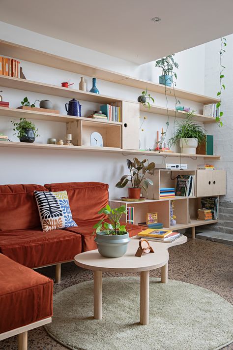 Concrete floors living room