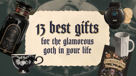 We all have people in our lives that are absolutely impossible to shop for, especially during the holidays. But if you have a goth person in your life, it can be an extra challenge to find them a really unique gift that also aligns with their style sensibilities. As a glam goth myself that is also super difficult to shop for, today I offer you my personal gift recommendations in hopes that this list might help you out as you shop this holiday season. Goth Christmas Wishlist, Goth Gifts For Her, Goth Present Ideas, Goth Christmas Gifts, Goth Girl Gifts, Alternative Christmas Gifts, Goth Birthday Gifts, Alt Christmas List, Gifts For Goths