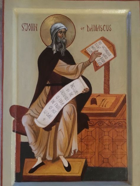 St John of Damascus St John Of Damascus, John Of Damascus, Orthodox Christian Icons, Christian Icons, Eastern Orthodox, Orthodox Christianity, Saint John, The Saints, Orthodox Icons