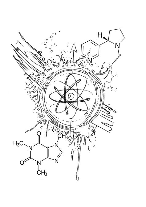 Knowledge Is Power Tattoo, Chemical Drawing, Physics Drawing, Line Tattoos Men, Chemical Tattoo, Chemistry Drawing, Physics Tattoos, Chemistry Tattoo, Science Tattoo