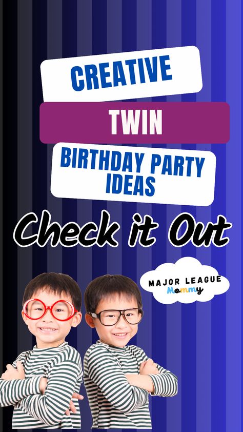 Planning a birthday party for your twins? Check out these fun and unique ideas that will make their special day even more memorable. Twin Birthday Party Ideas, Twin Birthday Party, Twin Birthday Parties, Twin Birthday, Family Event, Family Events, Birthday Party Ideas, Unique Ideas, Major League