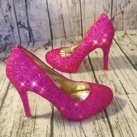 Sparkle Pink Dress, Pink Heels Wedding, Pink Sparkly Shoes, Cinderella Wedding Shoes, Pink Glitter Heels, Low Heels Wedding, Pink Sparkly Dress, Pink Glitter Shoes, Shine Quotes