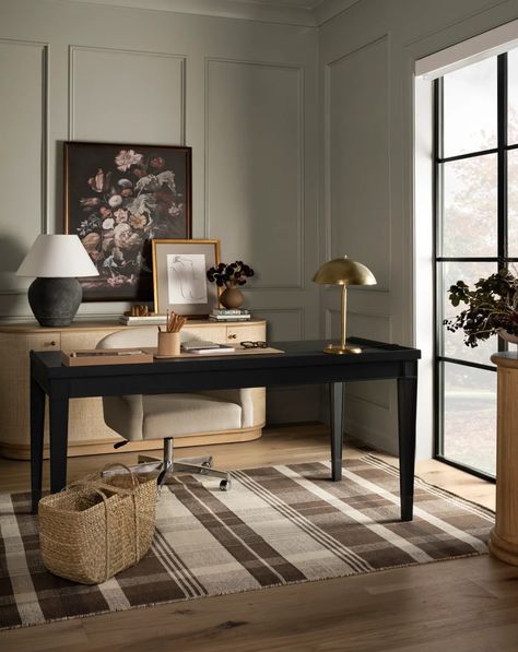 Designer Trade Program | Interior Designers | McGee & Co. Mcgee Office Design, Studio Mcgee Office Design, Masculine House Decor, Mcgee Home Office, Masculine House, Office Color Palette, Studio Mcgee Office, Wfh Office, Mcgee And Co