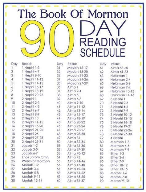 30 Day and 90 Day Book Of Mormon Reading Schedules- for this summer when I'll have more time than I know what to do with.... 90 Day Book Of Mormon Reading Challenge, Lds Book Of Mormon Reading Chart, 100 Day Book Of Mormon Challenge, Book Of Mormon Tracker, Book Of Mormon Reading Schedule, Book Of Mormon Reading Chart, Study Summer, Scripture Study Lds, Reading Schedule