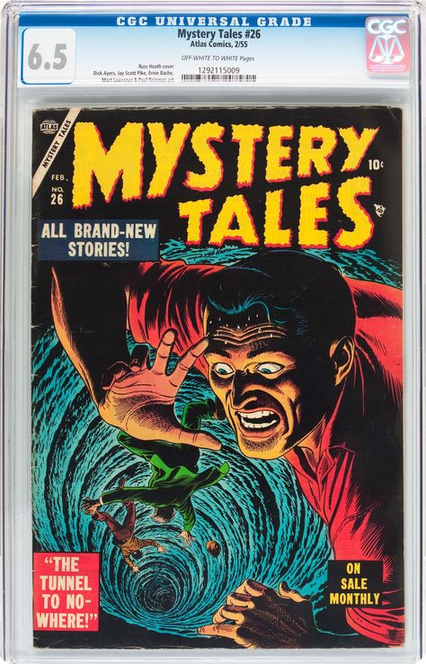 World's Largest Collectibles Auctioneer Scary Comics, Horror Comic, Steve Ditko, Sci Fi Comics, Pulp Magazine, Horror Themes, Horror Comics, Vintage Horror, Comic Book Covers