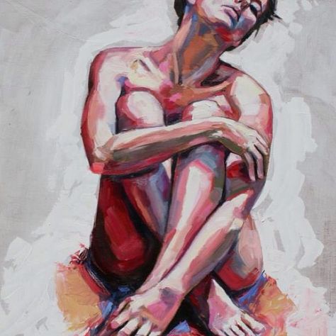 Painter Sheila Dunn delves into the contrast between literal and metaphorical combinations of light and dark in a series of feminine portraits. Watercolor Artists, Contemporary Abstract Art, Gorgeous Art, 인물 사진, Giclee Art, Modern Art Abstract, Giclee Art Print, Figure Painting, Oil Painting On Canvas