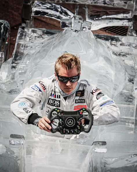 Kimi Raikkönen, Ice Car, Cool Man, Kimi Raikkonen, Mick Schumacher, Formula Racing, Formula 1 Car, Human Poses, F1 Racing