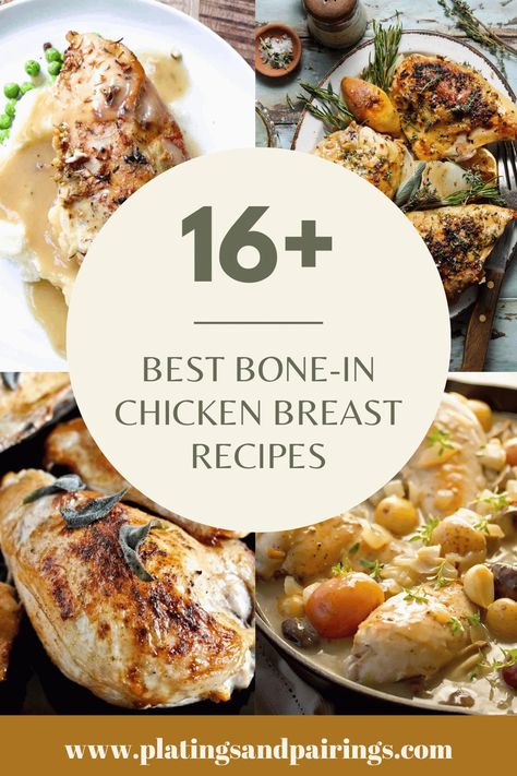 Bone In Chicken Pieces Recipes, Chicken With Bones Recipe, Bone In Chicken Crockpot, Chicken Recipes Bone In, Split Chicken Breast Recipes Oven, Half Chicken Breast Recipes Bone In, Whole Chicken Breast Recipes Bone In, Chicken Bone In Recipes, Bone In Chicken Breast Recipes Baked