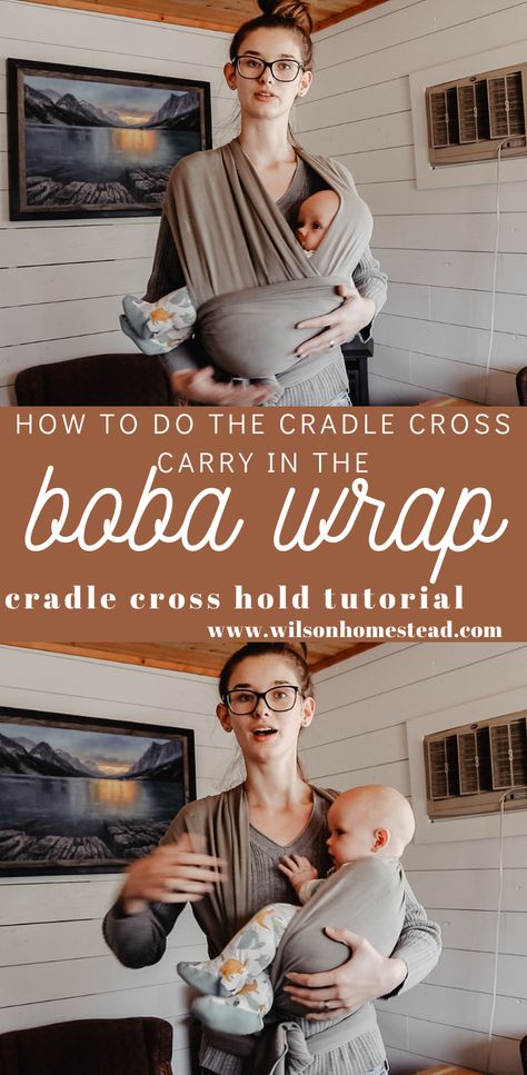 Boba Wrap Newborn How To, How To Wrap Baby Carrier, Boba Wrap Newborn, Moby Wrap Holds, Baby Wrap Tutorial, Boba Baby Wrap, Boba Wrap, Live Simple, 4 Month Baby