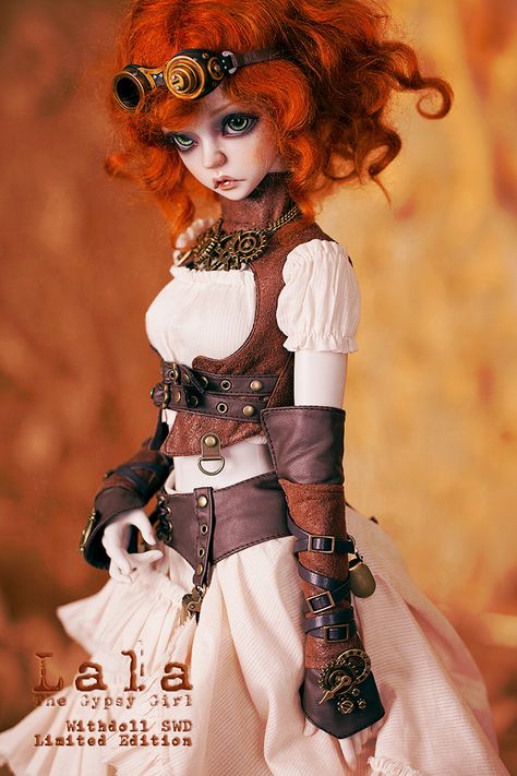 Steampunk Dolls, Steampunk Tendencies, Style Steampunk, Fantasy Art Dolls, Steampunk Accessories, Steampunk Costume, Art Dolls Handmade, Steampunk Clothing, Pretty Dolls