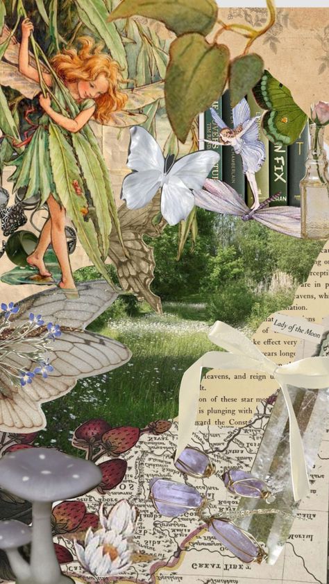 Fairycore Moodboard, Fairy Aesthetic Wallpaper, Cottagecore Green, Fairy Core Aesthetic, Fairy Garden Containers, Cottagecore Wallpaper, Fairy Wallpaper, Cottagecore Fairy, Fairy Aesthetic