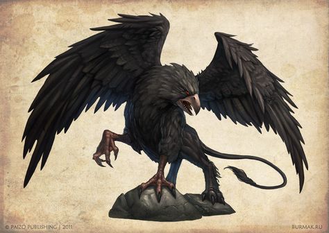 Sinister/Evil Griffin Mythical Animal, Digital Art Gallery, Fantasy Beasts, Mythical Creatures Art, Mythological Creatures, Mystical Creatures, Arte Fantasy, Magical Creatures, Fantastic Beasts