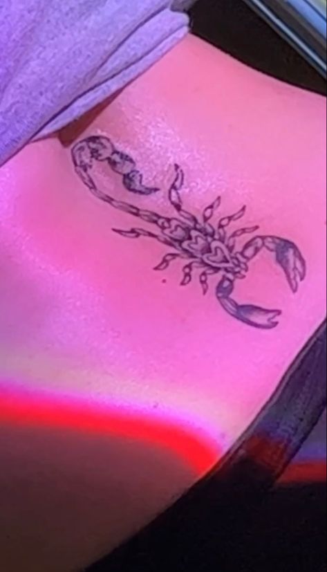 Lower Back Scorpio Tattoo, Scorpio Butterfly Tattoo, Scorpio Tattoo On Back, Big Scorpion Tattoo, Scorpion Tattoo Back, Scorpio Back Tattoo, Scorpion Back Tattoo, Scorpion Tattoo Feminine, Tattoo Scorpio