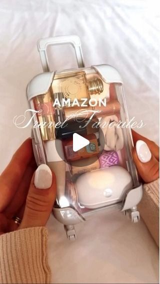 Anita Jane on Instagram: "POV: You love packing your micro & regular luggage 🤍. HAPPY first day of the Amazon BIG SPRING SALE 🤍. EVERYTHING is on my AMZ Storefront under the “Travel Favorites” and “Big Spring Sale” category!  Check link Bio @anita_jane61 . Go Now & Shop Now  ✨ ✨ #amazonfinds #amazonhome #amazonhomefinds #amazonfavorites #amazonmusthaves #amazonmusthave #packwithme #packwithmevideo #whatsinmybag #whatsinmypurse #whatsinmymakeupbag #minimakeup #amazonbeauty #amazonbeautyfinds #travelessentials #travelessential #packingcubes #amazontravel #amazontravelessentials #handbagorganizer" Mini Gift Ideas For Women, Travel Bag Gift Ideas, Travel Gift Bags Ideas, Amazon Travel Favorites, Amazon Packing Essentials, Gifts For A Traveler Woman, Mini Travel Essentials, Amazon Finds 2024, Mini Makeup Products