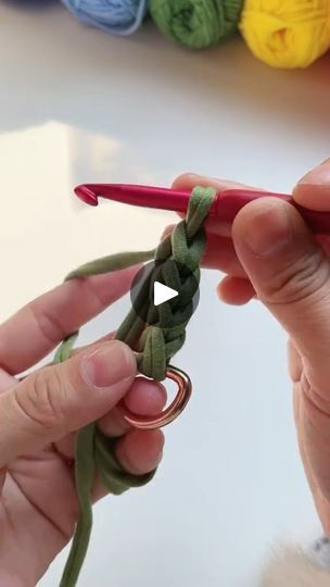 1.3M views · 6.5K reactions | Crochet strap tutorial for beginners #crochettutorial #beginners #crochetstrap #bagstrap #crochetbag #crochettutorial | Crochet Bag Creation | Crochet Bag Creation · Original audio Crochet Strap, Crochet Stuff, Crochet Tutorial, Bag Straps, Crochet Bag, Key Rings, Crochet Patterns, Tools, Paint