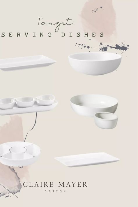 Hosting Serving Dishes, Hosting Serveware, Serving Dishes Ideas, Serving Dishes For Entertaining, White Serving Dishes Display, Stoneware Serving Dishes, White Serving Dishes, Casserole Pan, Spring Brunch