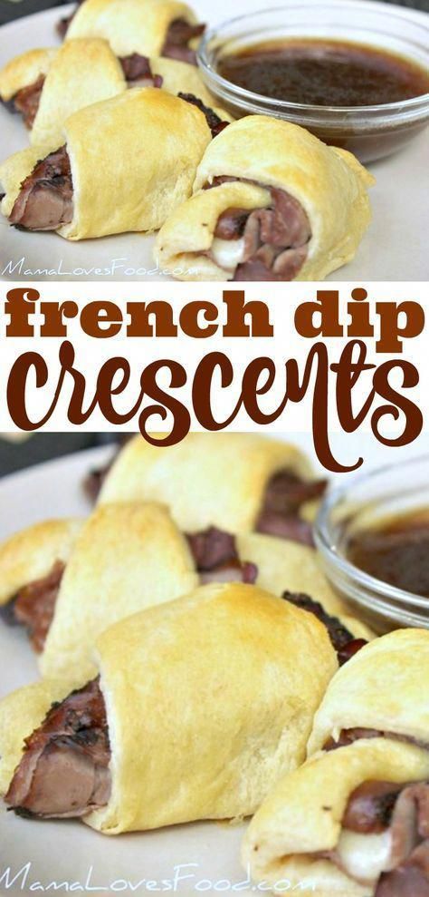 French Dip Bites, Crescent Roll Roll Ups, French Dip Crescent Rolls, Best Supper Ideas, Best Finger Foods For Parties Make Ahead, Dinner With Crescent Rolls, What To Make With Crescent Rolls, Dinner Ideas With Crescent Rolls, French Party Food