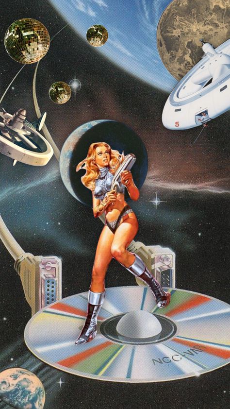 Aesthetic 60s, Vintage Futurism, Sci Fi Aesthetic, 70s Sci Fi Art, Futuristic Aesthetic, Space Girl, Space Galaxy, Vintage Space, 50s Vintage