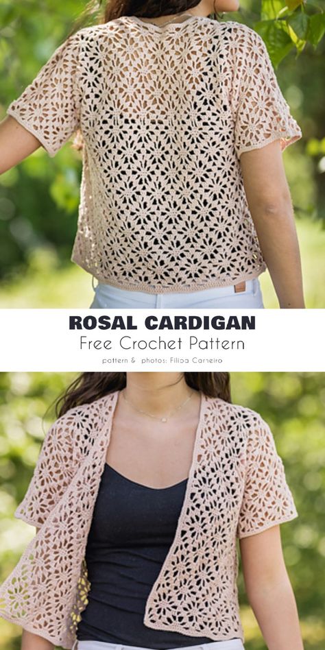 Free Crochet Patterns Cardigan Women, Crochet Pattern Cardigan Free, Crochet Gilet Pattern, Summer Cardigan Crochet Pattern Free, Crochet Top With Sleeves, Crochet Summer Cardigan Pattern Free, Crochet Cardigan Free Pattern, Crochet Cardigan Pattern Free Women, Free Crochet Jacket Patterns