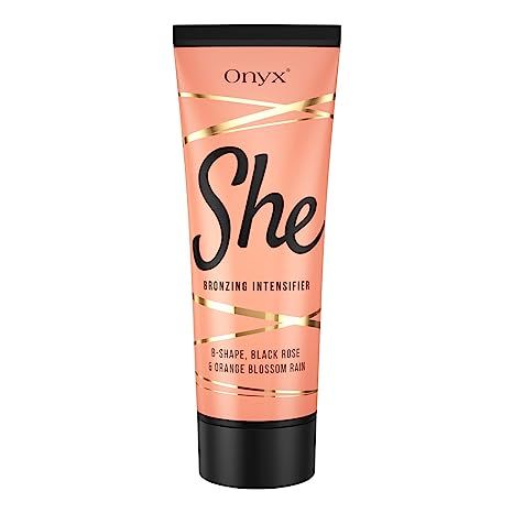 Onyx She Tanning Lotion for Tanning Beds - Tan Accelerator for Outdoor Sun with Bronzer - Bronzing Intensifier & Tan Maximizer for Fair Skin - Tattoo Protection & Ink Care Formula - Skin Moisturizer & Anti Aging Bronzing Tanning Lotion for Women Sunbed Tanning, Tanning Accelerator, Indoor Tanning Lotion, Tanning Bed Lotion, Tanning Beds, Tan Accelerator, How To Tan Faster, Everyday Skincare, Tanning Cream