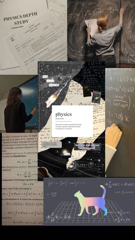 Physics Research Aesthetic, Pfp Science, Physics Vision Board, Study Motivation Physics, Physics Study Motivation, Physics Moodboard, Study Physics Aesthetic, Physics Major Aesthetic, Physics Girl Aesthetic