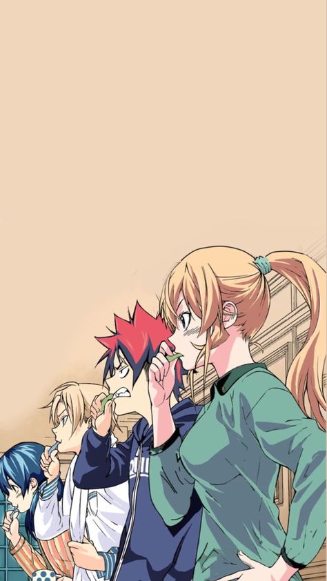 Food Wars Wallpaper, Food Wars Anime, Shokugeki No Soma Anime, Bleach Drawing, Shokugeki No Soma, Anime High School, Fruits Basket Anime, Barbie Cartoon, Food Wars