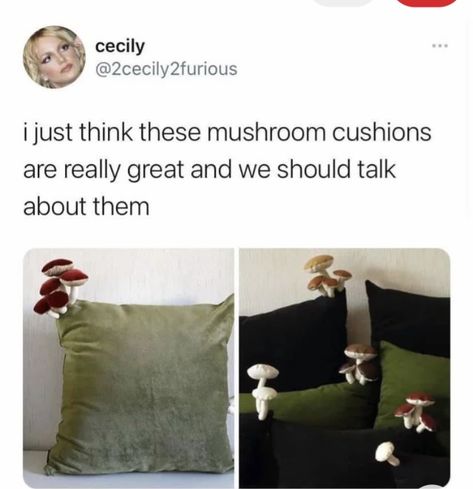 Amelie Room, Mural Outdoor, Mushroom Things, Melted Candle, Room Redecorating, Apartment Remodel, Mushroom Pillow, Quirky Decor, Mushroom Decor