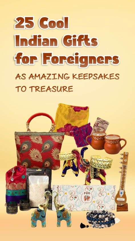 From the beautiful Indian style jewelry to the useful traditional Indian keepsakes, we are sure we have selected the best Indian gifts for foreigners in the lists below just for you. Let’s dive in! #americangiftsforforeigners #indiangiftsforforeigners #giftsforforeigners #usagiftsforforeigners Indian Gifts For Foreigners, Indian Gift Ideas, Guy Friend Gifts, Turtle Birthday Parties, Indian Wedding Gifts, Indian Culture And Tradition, India Crafts, Handmade Gifts For Boyfriend, Tassel Crafts