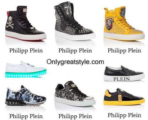 Philipp Plein sneakers spring summer 2016 shoes for men Bridal Plus Size, Philipp Plein Sneakers, Phillips Plein, Philip Plein, Men Moda, Spring Sneakers, Big Fashion, Philipp Plein, Spring Summer 2016