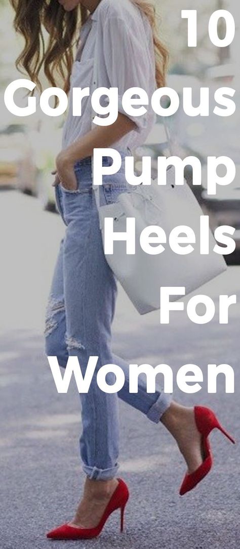 10 Gorgeous Pump Heels For Women! Pump Heels, Heels For Women, Hippie Style, Street Style Women, Fall Fashion, Pumps Heels, Different Styles, In Style, New Fashion