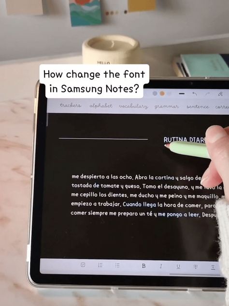 EVERYTHING YOU NEED TO KNOW ABOUT SAMSUNG NOTES APP - HoneynButterfly Tablet Aesthetic, Note Tablet, Create Your Own Font, Note Ideas, Samsung Notes, Planner Apps, Study Vibes, Samsung Galaxy Tablet, Notes App