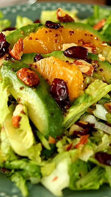 Avocado and Orange Chopped Salad with Orange Honey Mustard Dressing Mmm #paleo #avocado ideas and recipes!! Orange Honey, Honey Mustard Dressing, Orange Salad, Mustard Dressing, Chopped Salad, Avocado Recipes, Spaghetti Squash, Honey Mustard, Healthy Salads