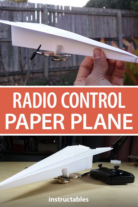 Simple Arduino Projects, Rc Glider, Radio Control Planes, Robotics Projects, Basic Hand Tools, Electronics Projects Diy, Paper Airplanes, Arduino Projects, Paper Plane