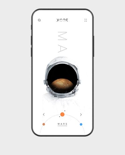 An image of the app concept xore, top mobile interaction design of February 2018 Ui Design Animation, Framer Portfolio, Car Infotainment, Micro Interaction, Mobile Website Design, Motion App, Ux App Design, Uiux Design, App Concept