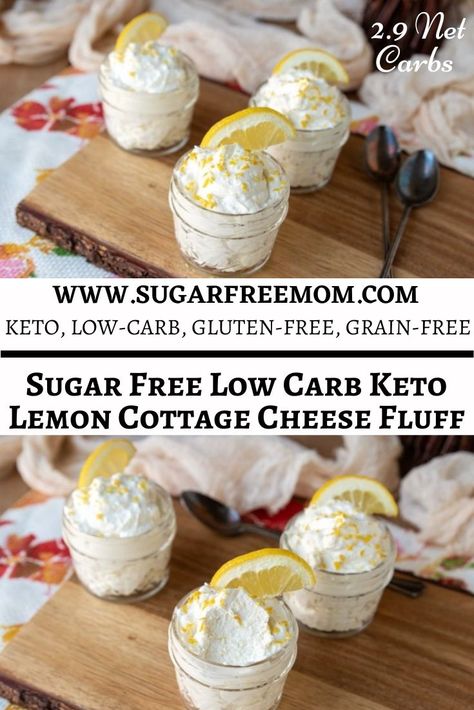 Cottage Cheese Fluff, Lemon Cottage Cheese, Keto Cheesecake Fluff, Lactose Free Cottage Cheese, Lime Dessert Recipes, Cottage Cheese Dessert Recipes, Cheesecake Fluff, Cottage Cheese Desserts, Sugar Free Pudding