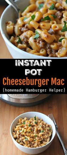 Instant Pot Cheeseburger Mac Cat Hamburger, Cheeseburger Mac, Cheeseburger Macaroni, Macaroni Recipe, Pot Recipes Easy, Crock Pot Recipes, Homemade Hamburgers, Small Appliance, Hamburger Helper