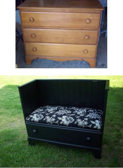 TUTO une commode devient siege http://www.myrepurposedlife.com/2009/07/old-dresser-into-bench.html Dresser Into Bench, Diy Dog Bed, Old Dressers, Diy Dog, Refurbished Furniture, Flipping Furniture, Redo Furniture, Diy Dog Stuff, Upcycled Furniture