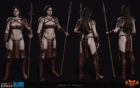 Diablo Cosplay, Warhammer Dark Elves, Diablo 2 Resurrected, Diablo Ii, Female Armor, Character Inspired Outfits, Blizzard Entertainment, Knight Art, Warrior Girl