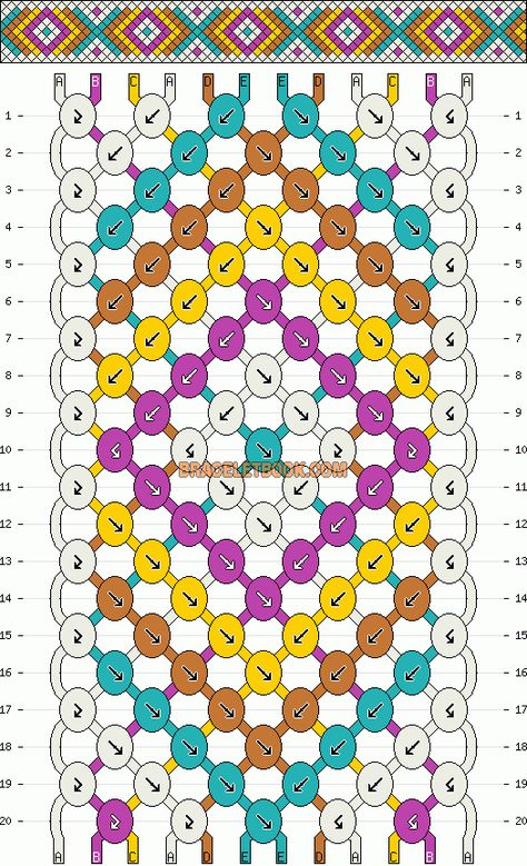 Chevron friendship bracelet pattern #2407 by mikkomix    http://www.braceletbook.com/pattern_normal/2407.html Frendship Bracelets, Chevron Friendship Bracelet, Chevron Friendship Bracelets, Diy Friendship Bracelet, Making Friendship Bracelets, String Bracelet Patterns, Cute Friendship Bracelets, Embroidery Bracelets, Friendship Bracelets Tutorial