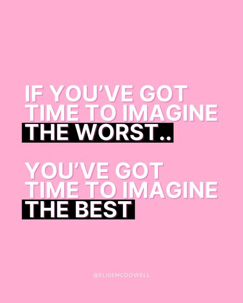 This morning while teaching a live workshop on overcoming your 3D circumstances to magnetically manifest the life, business, money of your dreams I said.. 📣 If you have time to imagine the worst, you have time to imagine the best.. When you’re defaulting into the worst case scenario and grim outcomes where you don’t get what you want, you’re disciplined in your victimhood/struggle/fear and undisciplined in your personal power. Nothing wrong with this (or you), it just means.. If you want ... Worst Case Scenario, Personal Power, Get What You Want, Business Money, One Word, The Worst, I Said, This Morning, Dreaming Of You