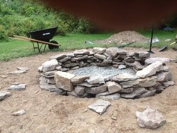 Pure Stone Hearth Pit - rustic - panorama - boston. >>> Take a look at even more by clicking the photo Fire Pit Rustic, Natural Stone Fire Pit, Natural Fire Pit, Diy Fire Pit Ideas, Fire Pit Gallery, Fire Pit With Rocks, Fire Pit Materials, Rustic Fire Pits, Natural Gas Fire Pit