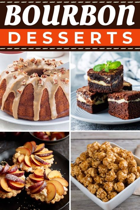 Even if you're not a drinker, these bourbon desserts are definitely worth a try. With their deep flavors and sweet finish, you won't be able to stop at just one. Bourbon Dessert Recipes, Bourbon Desserts, Whiskey Desserts, Bourbon Dessert, Kentucky Derby Recipes, Bourbon Recipes, Smores Cake, Boozy Desserts, Special Desserts