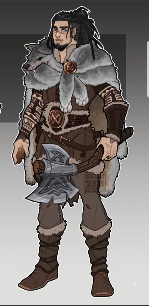 Dnd Male Outfit, Male Fighter Dnd, Barbarian Outfit, Fighter Dnd, Dragon Tamer, Male Outfit, Rpg Characters, Male Characters, Human Male