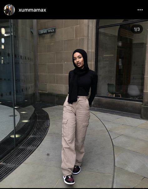 Hijabi Streetwear, How To Style Baggy Jeans, Baggy Pants Outfit, Baggy Jeans Outfit, Modern Hijab, Hijabi Fits, Modern Hijab Fashion, Muslim Outfits Casual, Eid Outfits